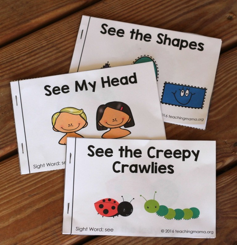 Sight Word Readers for the Word “See”