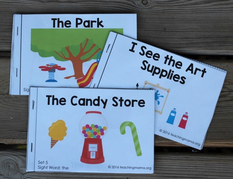 Sight Word Reader for the Word “The”
