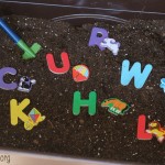 Letter Sounds Matching Game in the Garden