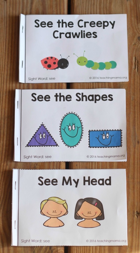 more sight word readers