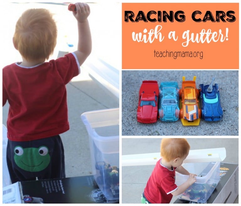 Racing Cars with a Gutter