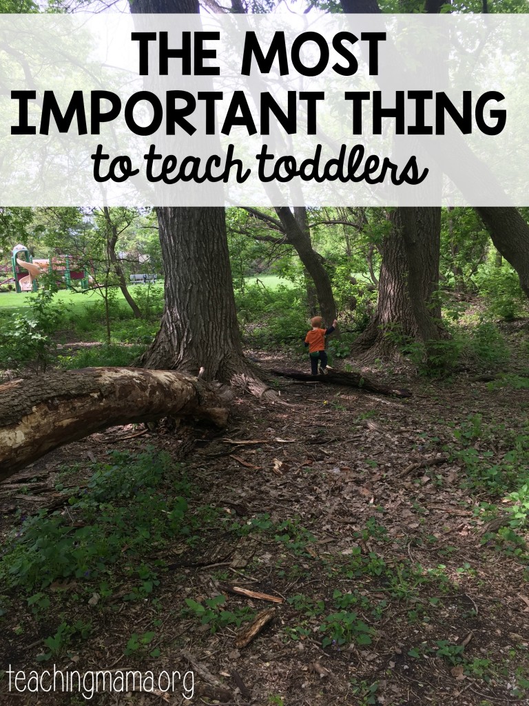 The Most Important Thing to Teach Toddlers