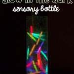 glow in the dark sensory bottle