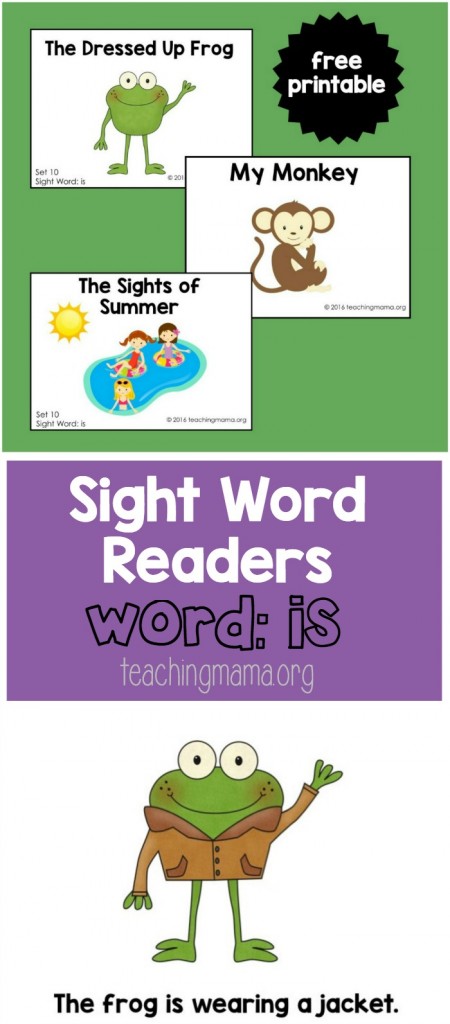 Sight Word Readers for the Word "Is" - Teaching Mama