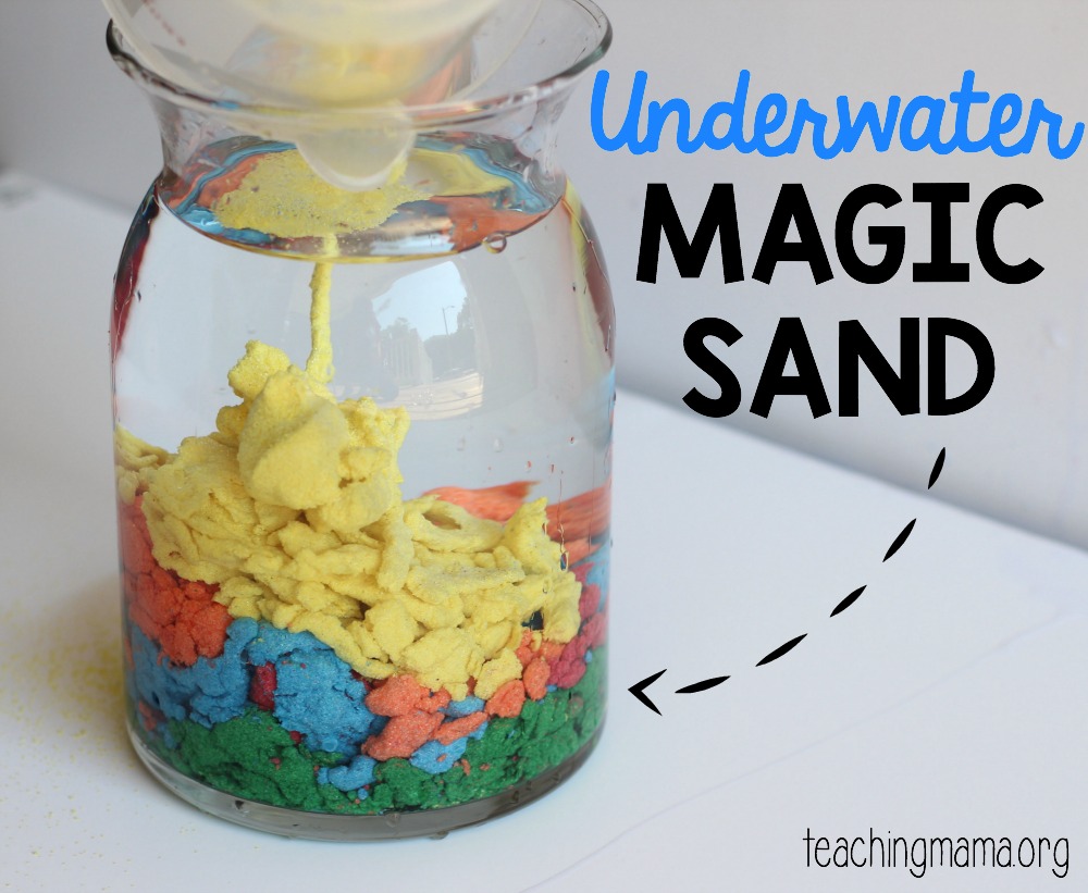 kinetic sand science experiment