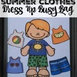 Summer Clothes Dress Up Busy Bag