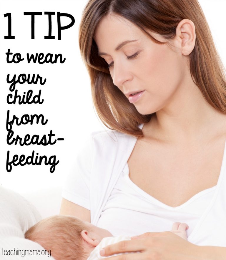 1 Tip to Wean Your Child from Breastfeeding