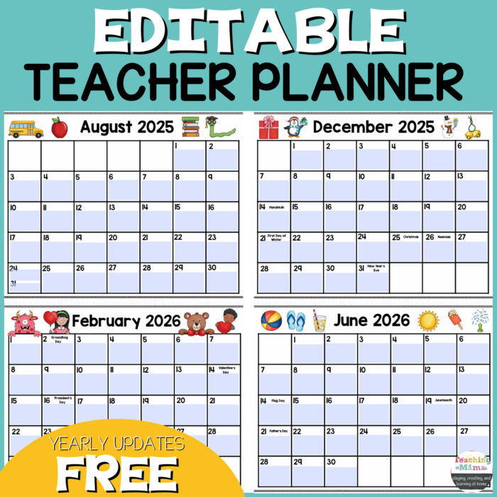 Printable Classroom Planner - Image 5