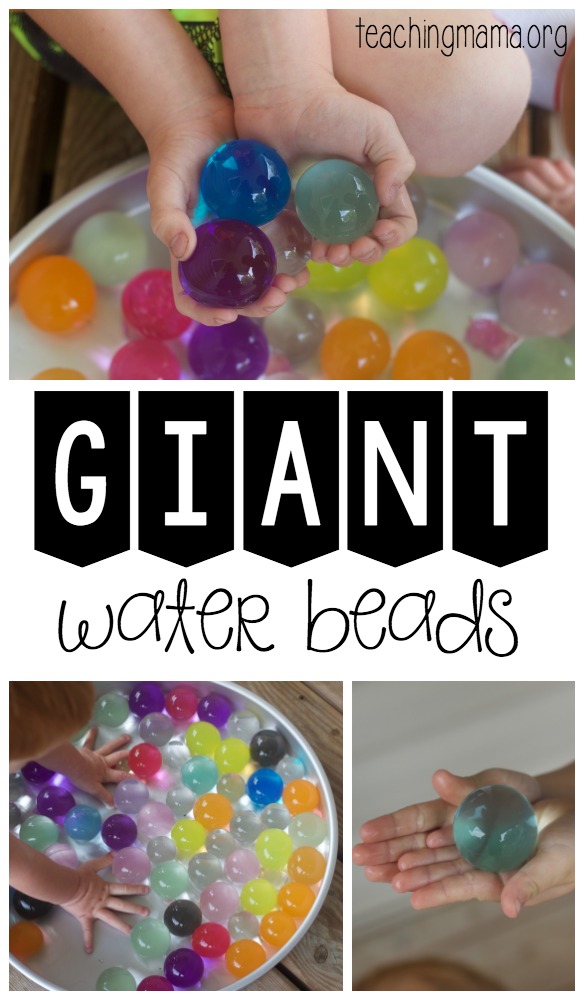 Giant Water Beads - awesome sensory play activity!