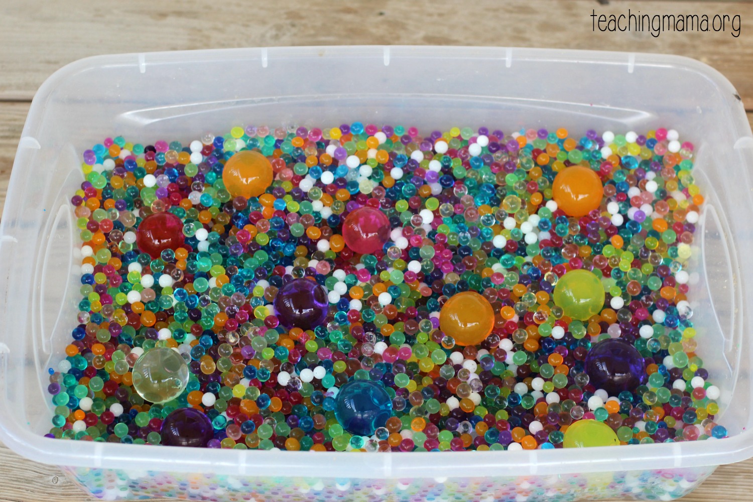 Jumbo Water Beads — Arts, Crafts, Nature and Sensory Play