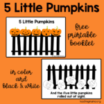 Five Little Pumpkins - Free Rhyme Booklet