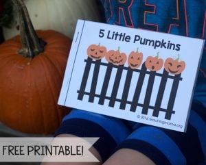 5 Little Pumpkins Booklet