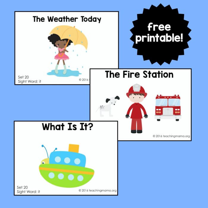 Sight Word Readers for the Word "It" - Teaching Mama