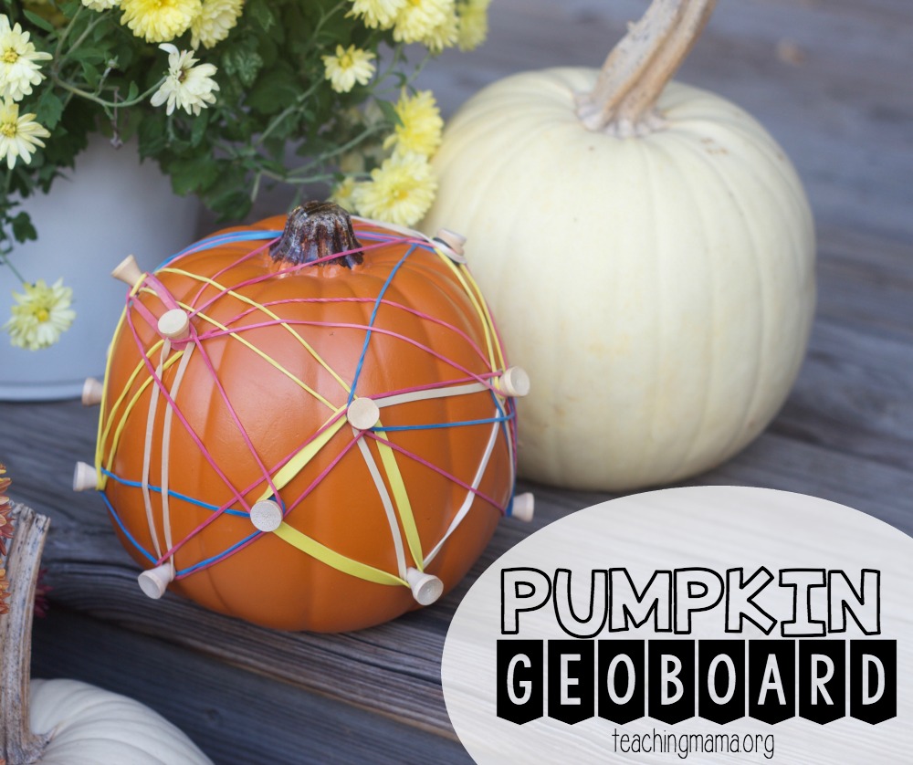 Pumpkin Geoboard