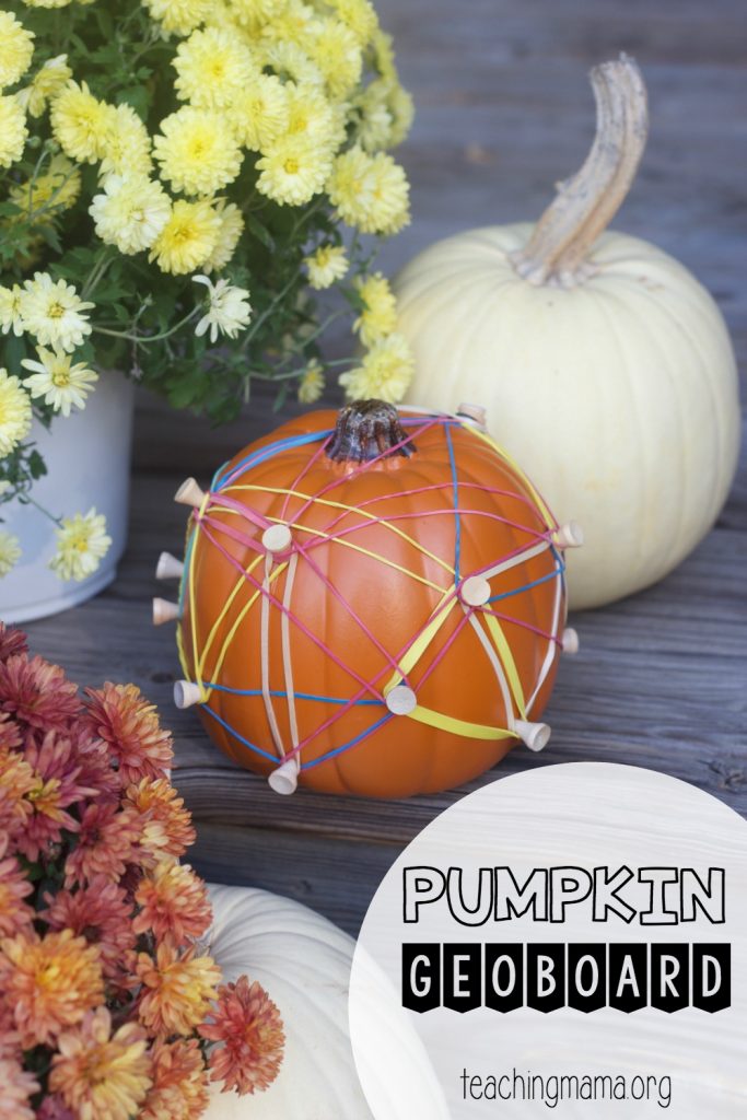 Pumpkin Geoboard