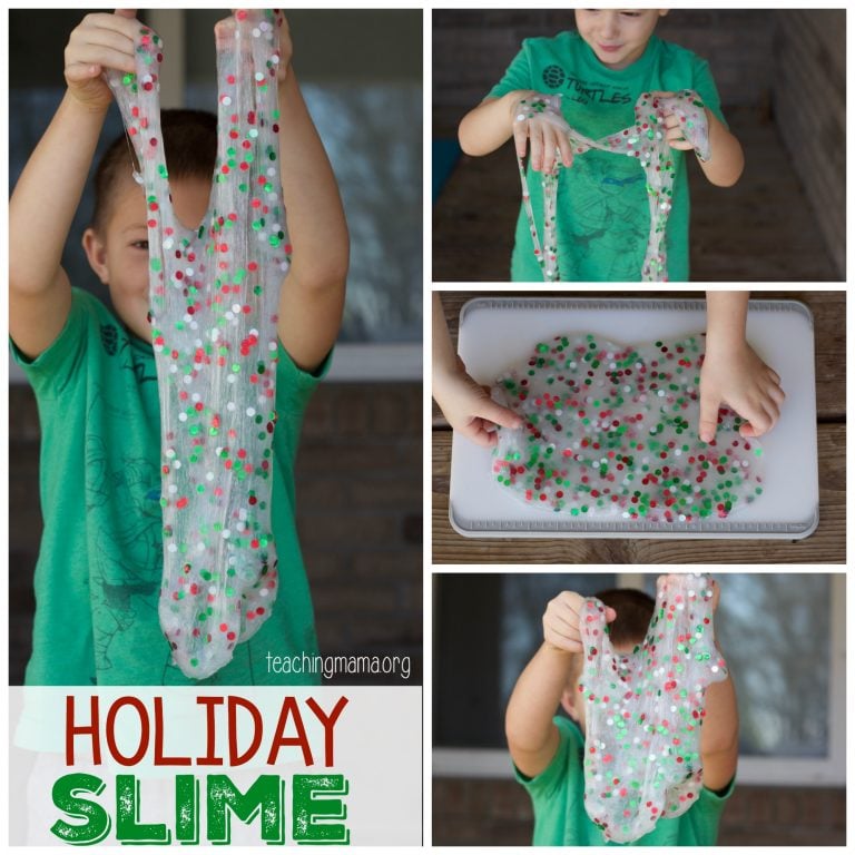 Holiday Slime Recipe