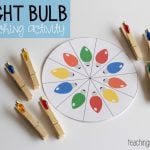 Light Bulb Matching Activity