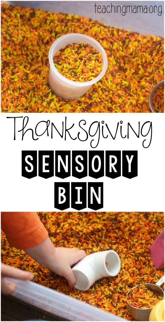 Thanksgiving Sensory Bin 