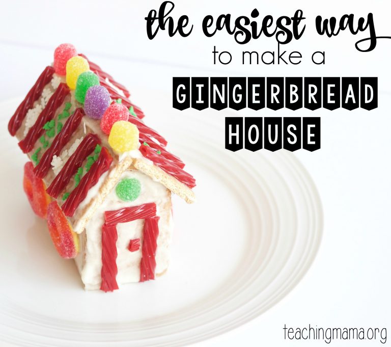 The Easiest Way to Make a Gingerbread House