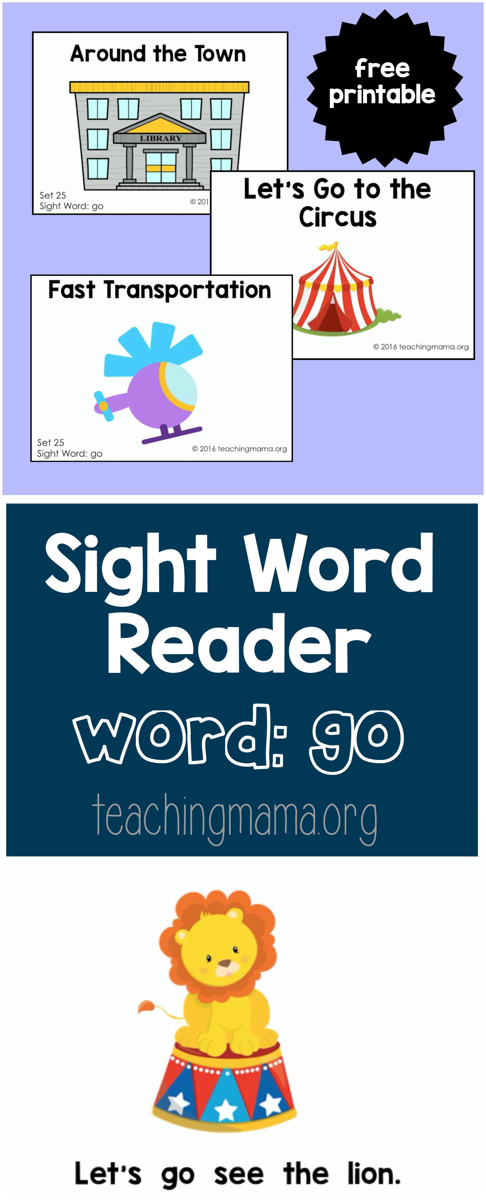 Sight Word Reader for the Word 