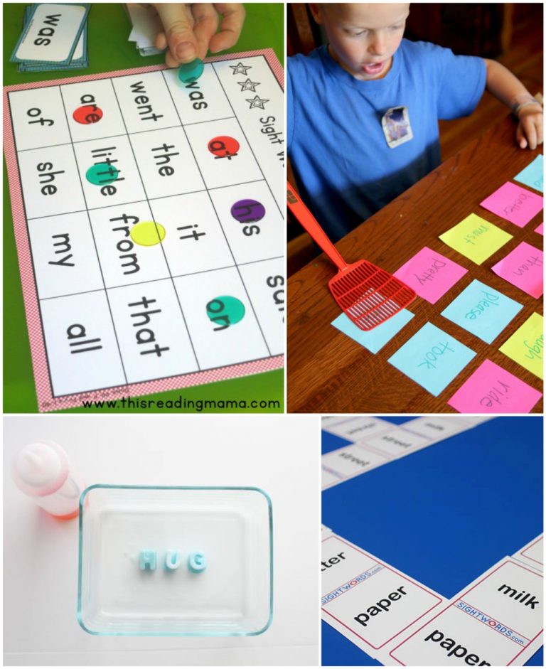 Fun Ways to Practice Sight Words