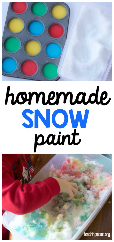 Homemade Snow Paint Recipe