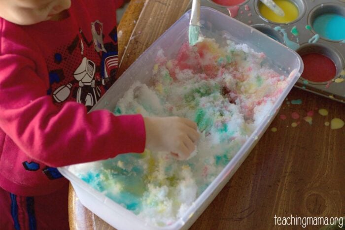 Homemade Snow Paint Recipe