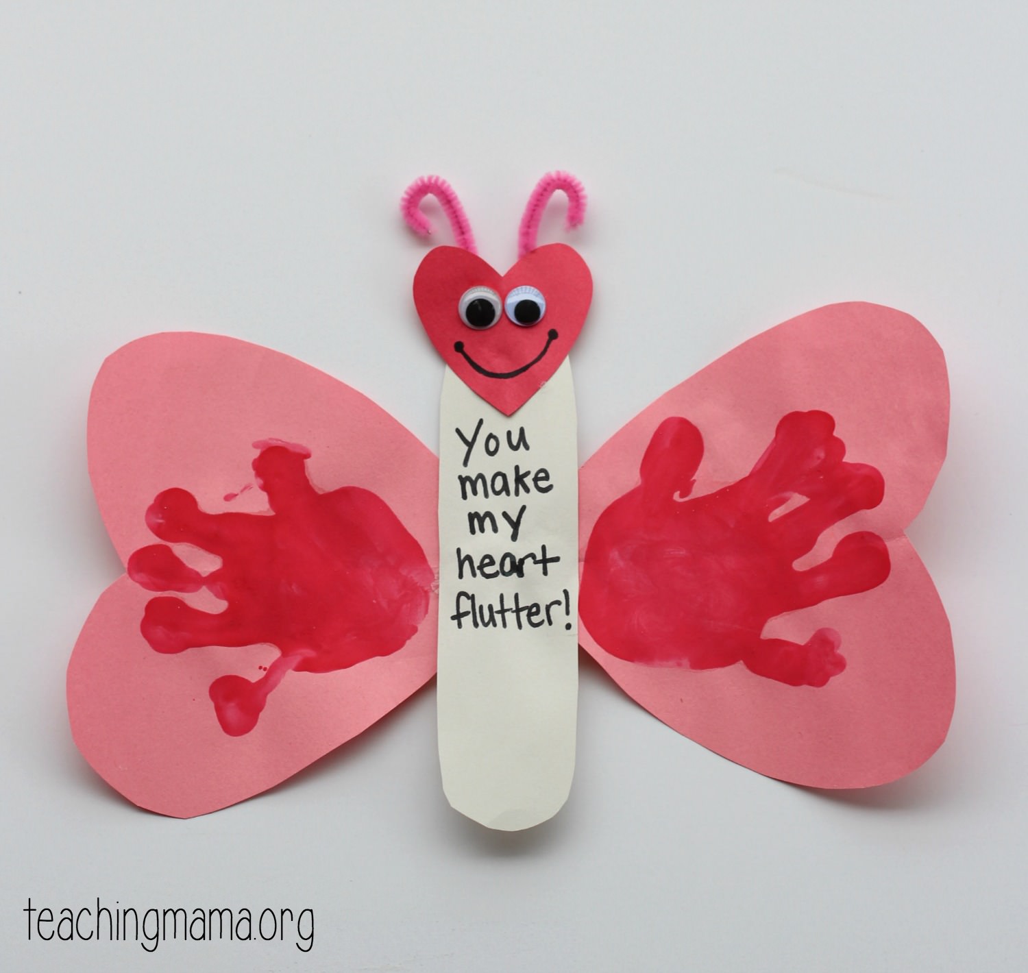 valentine butterfly craft