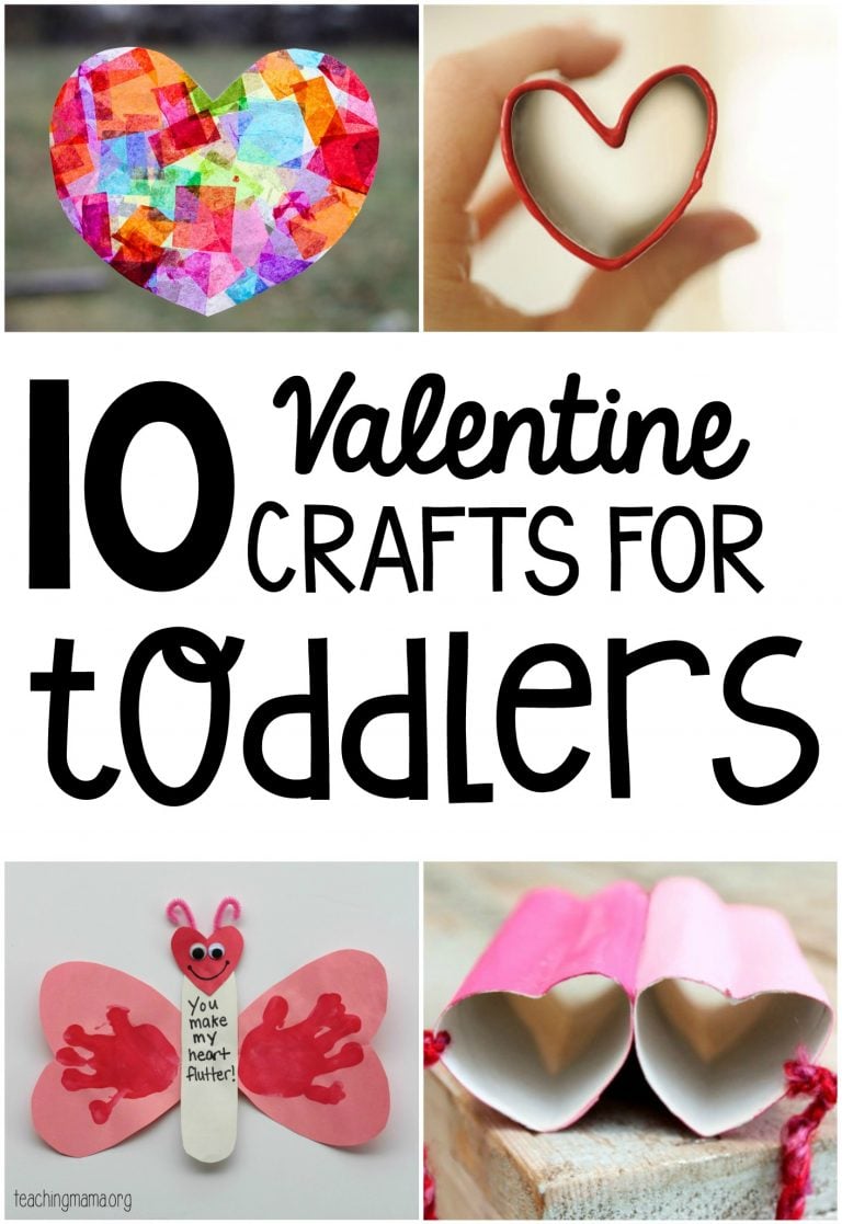 10 Valentine Crafts for Toddlers