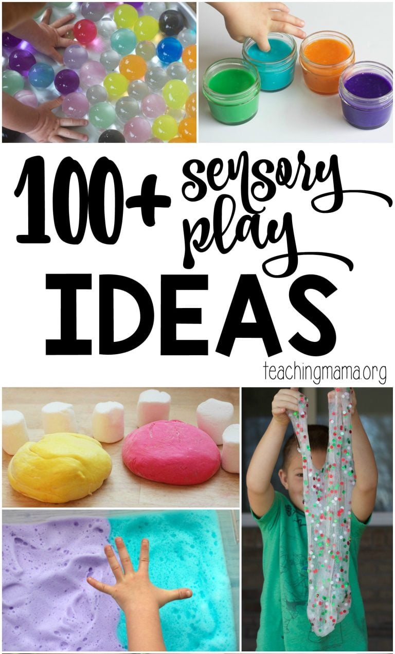 100+ Sensory Play Ideas