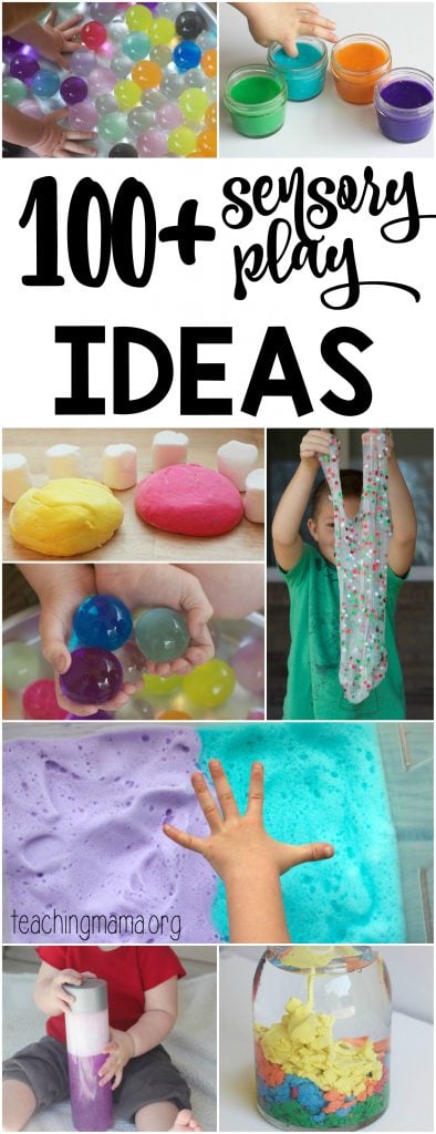 100 sensory play ideas