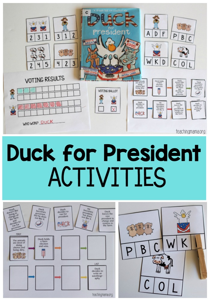 Duck For President Activities