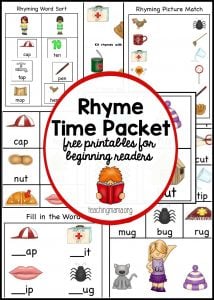 rhyme time packet