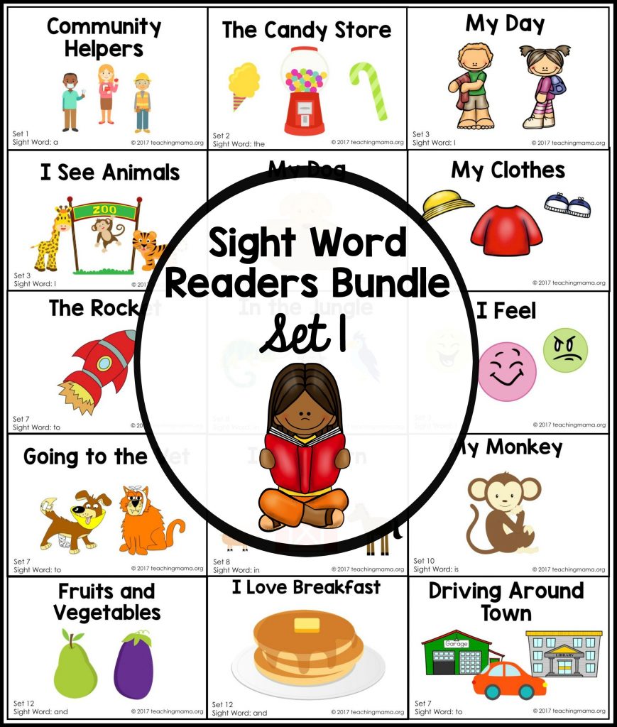 sight word readers- set 1