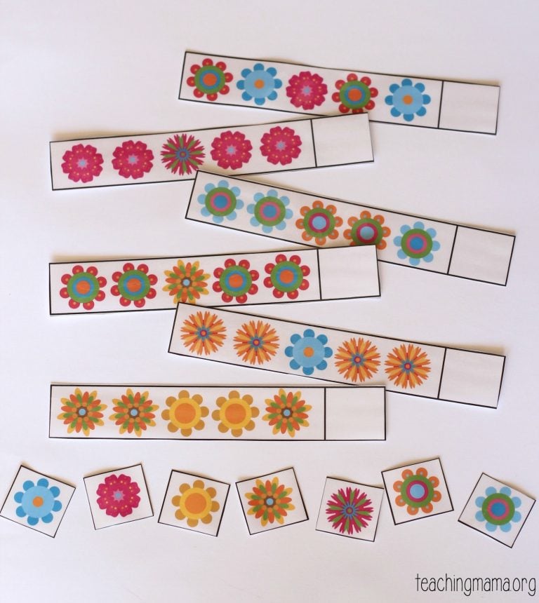 Flower Pattern Strips