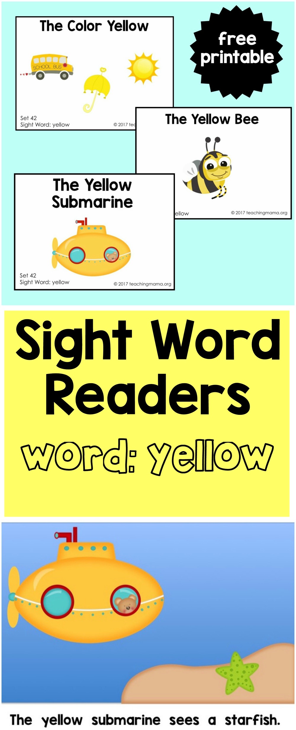 sight-word-readers-for-the-word-yellow-teaching-mama