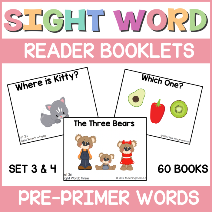 Sight Word Readers - Set 3 & 4