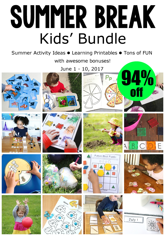 summer break bundle for kids teaching mama