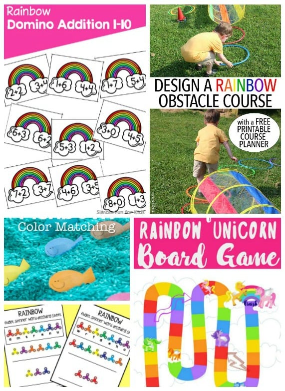 Free Printables All About Rainbows
