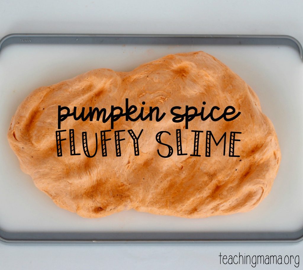 Pumpkin Spice Fluffy Slime
