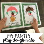Family Play Dough Mats