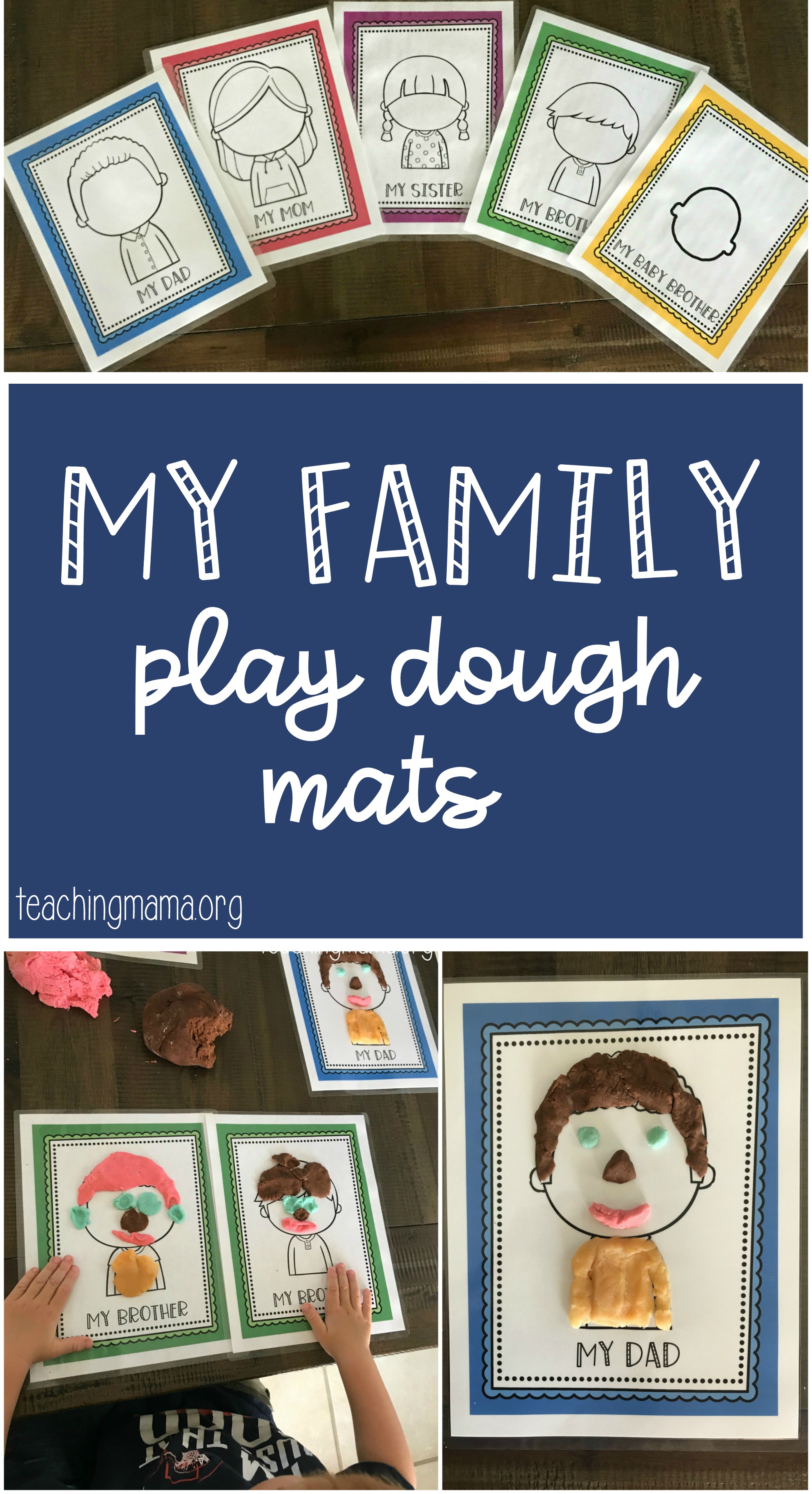 Roll-a-Penguin Playdough Mat - Teach Me Mommy