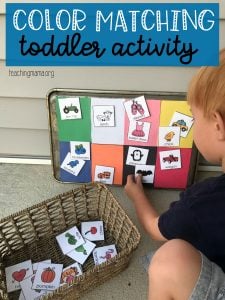 color activity for toddlers