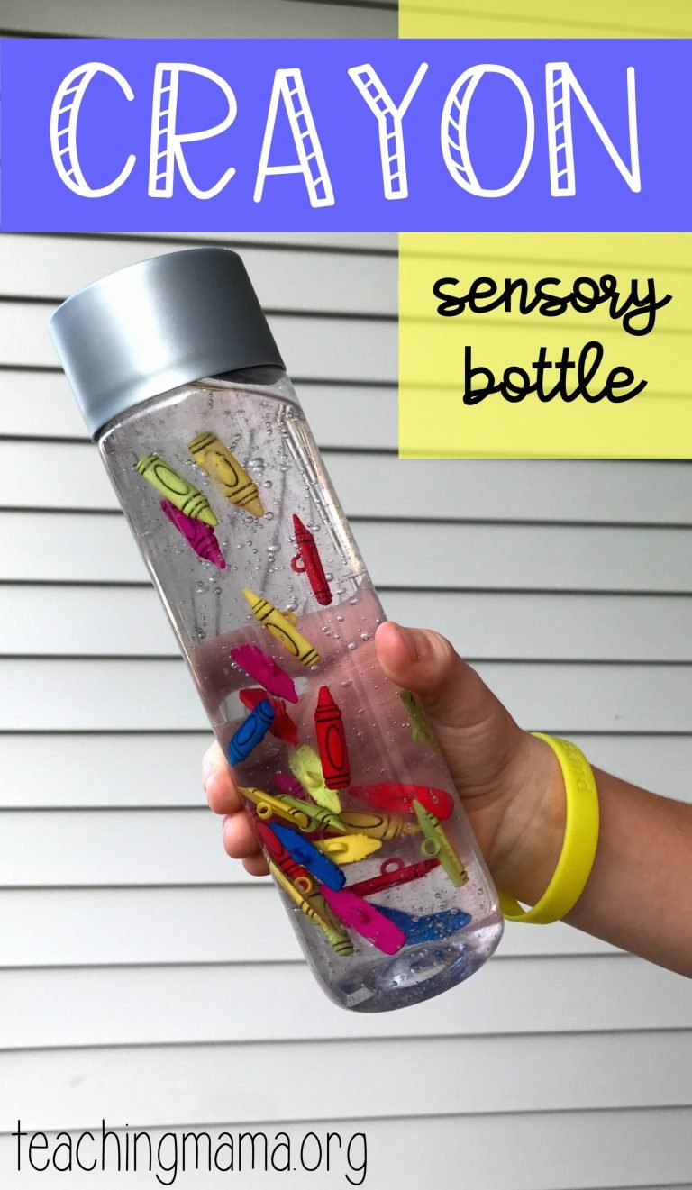 Crayon Sensory Bottle