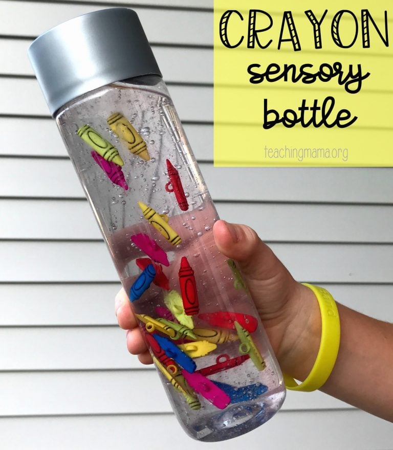 Crayon Sensory Bottle