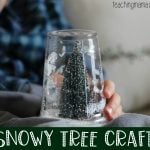 Snowy Tree Craft