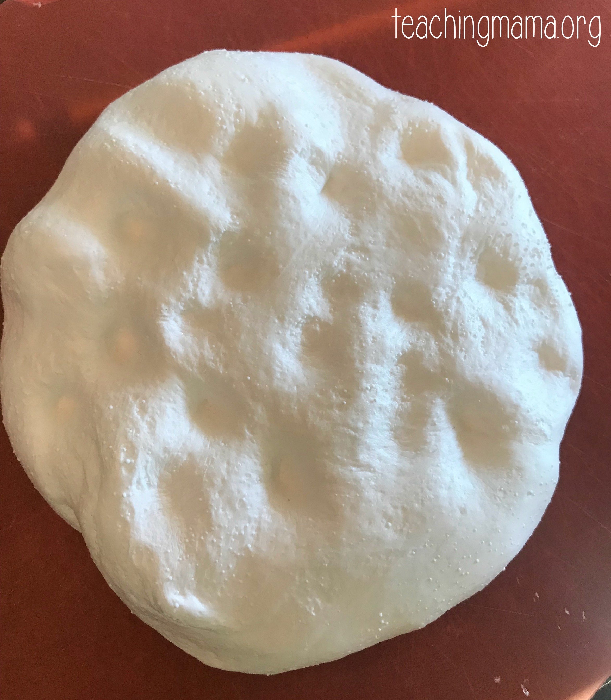 Snow Floam - A DIY Floam Recipe for a fun Sensory Snow Dough!