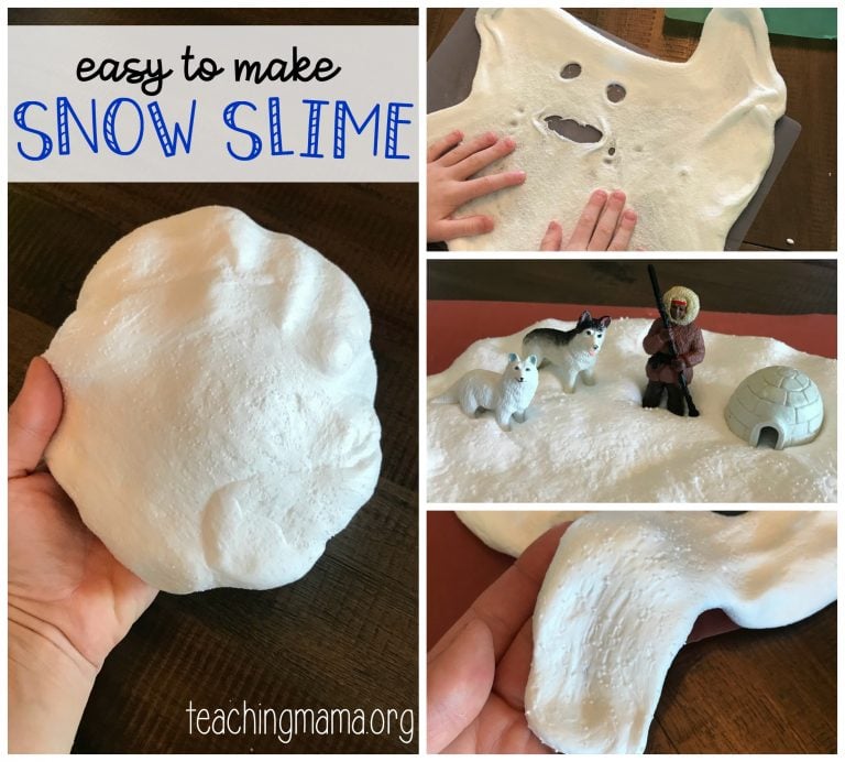 Snow Slime Recipe