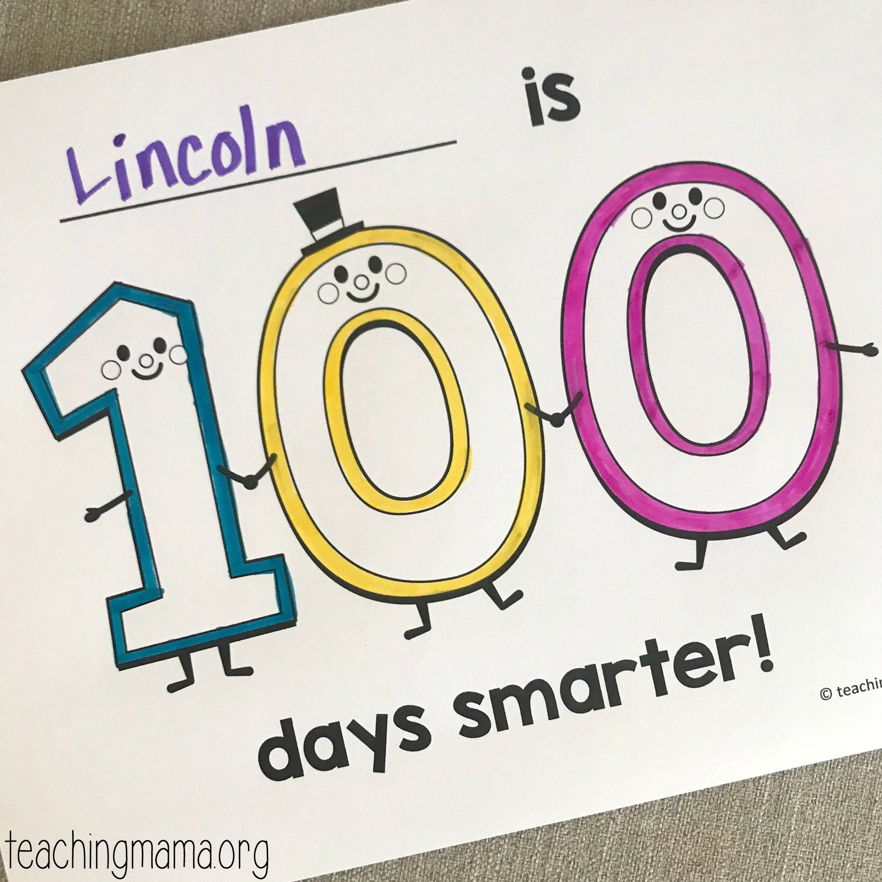 100th Day Of School Ideas