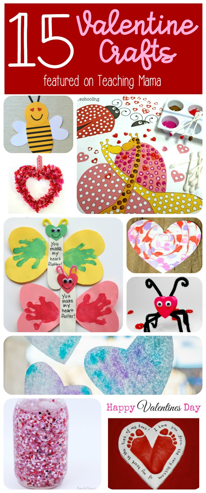 Valentine's Day Love Bug Craft Ideas - Rhythms of Play